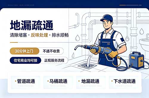 宣威地漏疏通